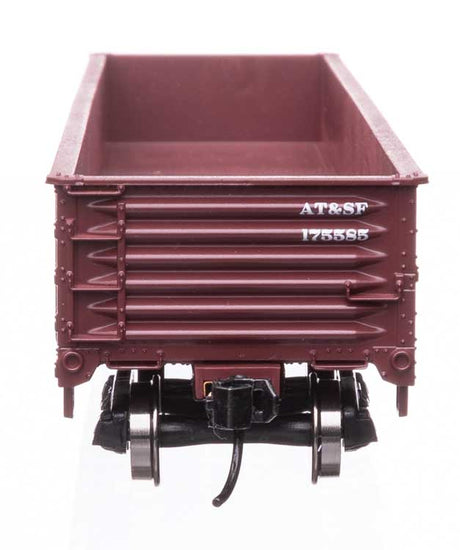 40' 50-Ton Drop Bottom Gondola - Ready to Run -- Santa Fe #175585-4