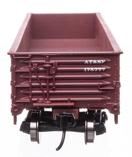 40' 50-Ton Drop Bottom Gondola - Ready to Run -- Santa Fe #175777-3