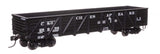40' 50-Ton Drop Bottom Gondola - Ready to Run -- Chesapeake & Ohio #29699-2