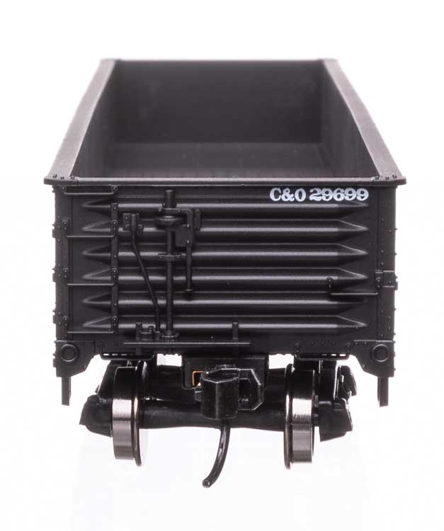 40' 50-Ton Drop Bottom Gondola - Ready to Run -- Chesapeake & Ohio #29699-3