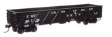 40' 50-Ton Drop Bottom Gondola - Ready to Run -- Chesapeake & Ohio #29736-1