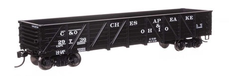 40' 50-Ton Drop Bottom Gondola - Ready to Run -- Chesapeake & Ohio #29736-2