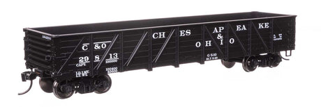 40' 50-Ton Drop Bottom Gondola - Ready to Run -- Chesapeake & Ohio #29813-2