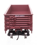 40' 50-Ton Drop Bottom Gondola - Ready to Run -- Milwaukee Road #84934-3
