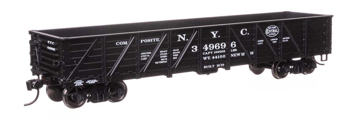 40' 50-Ton Drop Bottom Gondola - Ready to Run -- New York Central #349696-1