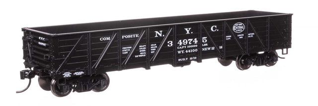 40' 50-Ton Drop Bottom Gondola - Ready to Run -- New York Central #349745-1