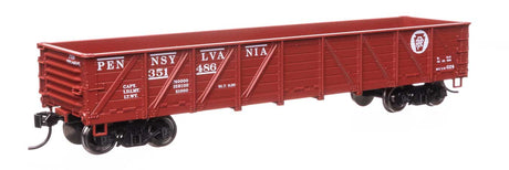 40' 50-Ton Drop Bottom Gondola - Ready to Run -- Pennsylvania Railroad #351486-2