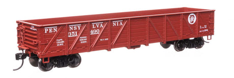 40' 50-Ton Drop Bottom Gondola - Ready to Run -- Pennsylvania Railroad #351490-1