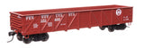 40' 50-Ton Drop Bottom Gondola - Ready to Run -- Pennsylvania Railroad #351490-2