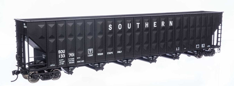 Greenville 7,000 Cubic Foot Wood Chip Hopper - Ready to Run -- Southern #133701 (black)-1
