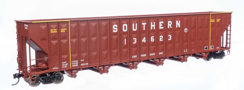 Greenville 7,000 Cubic Foot Wood Chip Hopper - Ready to Run -- Southern #134623 (brown)-1