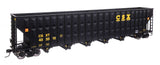 73' Greenville 7,000 Cubic Foot Wood Chip Hopper - Ready to Run -- CSX #433315-1