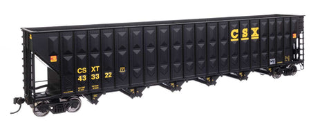 73' Greenville 7,000 Cubic Foot Wood Chip Hopper - Ready to Run -- CSX #433322-2