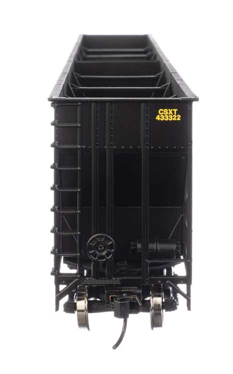 73' Greenville 7,000 Cubic Foot Wood Chip Hopper - Ready to Run -- CSX #433322-3