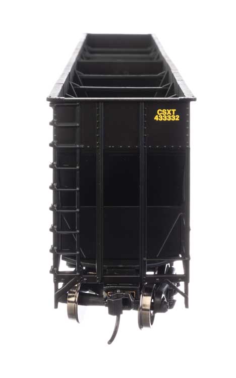 73' Greenville 7,000 Cubic Foot Wood Chip Hopper - Ready to Run -- CSX #433332-4