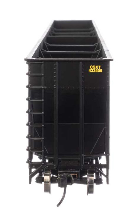 73' Greenville 7,000 Cubic Foot Wood Chip Hopper - Ready to Run -- CSX #433406-4