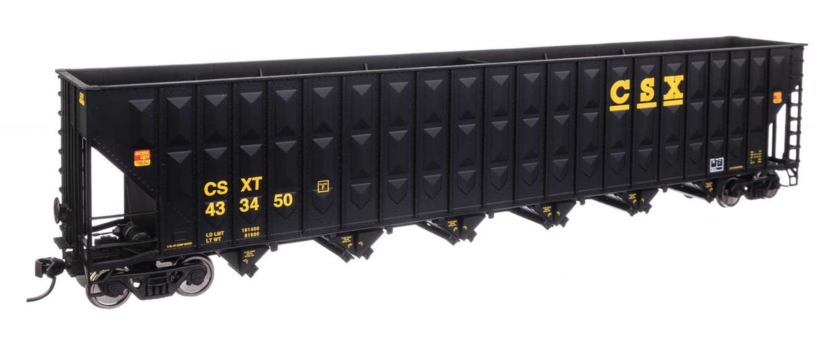 73' Greenville 7,000 Cubic Foot Wood Chip Hopper - Ready to Run -- CSX #433450-1