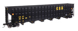 73' Greenville 7,000 Cubic Foot Wood Chip Hopper - Ready to Run -- CSX #433489-2