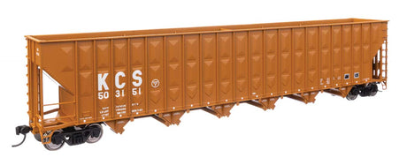 73' Greenville 7,000 Cubic Foot Wood Chip Hopper - Ready to Run -- Kansas City Southern #503151-2