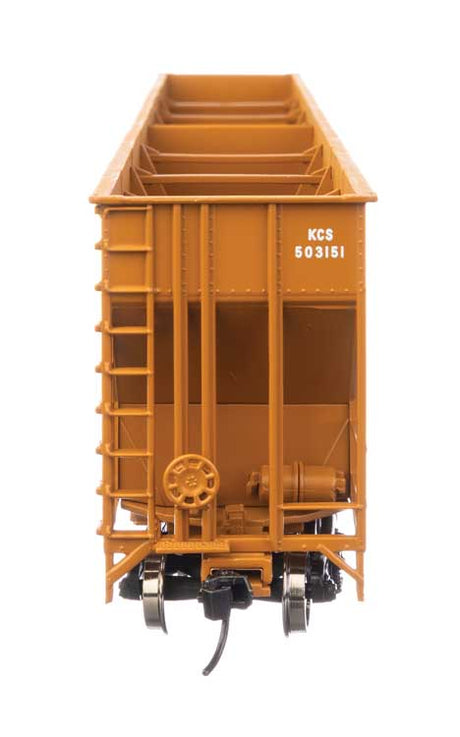 73' Greenville 7,000 Cubic Foot Wood Chip Hopper - Ready to Run -- Kansas City Southern #503151-3