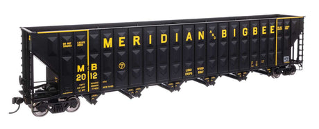 73' Greenville 7,000 Cubic Foot Wood Chip Hopper - Ready to Run -- Meridian & Bigbee #2012-1