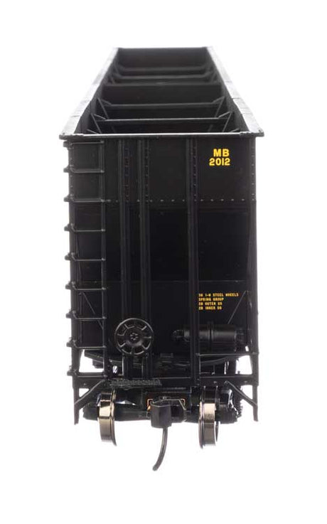 73' Greenville 7,000 Cubic Foot Wood Chip Hopper - Ready to Run -- Meridian & Bigbee #2012-3