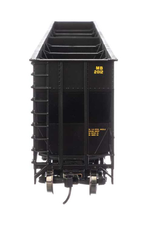 73' Greenville 7,000 Cubic Foot Wood Chip Hopper - Ready to Run -- Meridian & Bigbee #2012-4