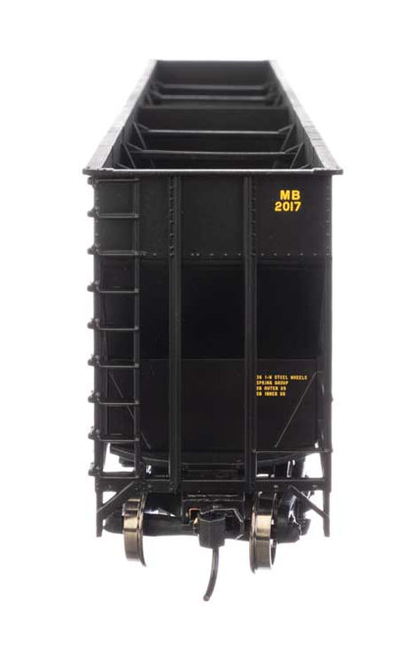 73' Greenville 7,000 Cubic Foot Wood Chip Hopper - Ready to Run -- Meridian & Bigbee #2017-4