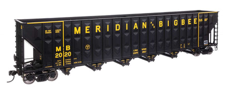 73' Greenville 7,000 Cubic Foot Wood Chip Hopper - Ready to Run -- Meridian & Bigbee #2020-1