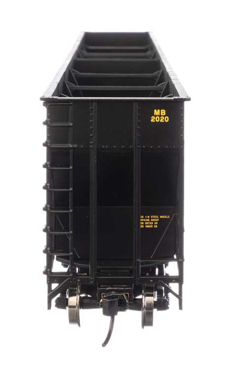 73' Greenville 7,000 Cubic Foot Wood Chip Hopper - Ready to Run -- Meridian & Bigbee #2020-4