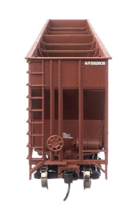 73' Greenville 7,000 Cubic Foot Wood Chip Hopper - Ready to Run -- Missouri Pacific #592808-3