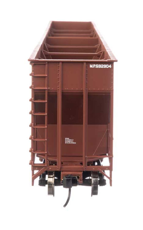 73' Greenville 7,000 Cubic Foot Wood Chip Hopper - Ready to Run -- Missouri Pacific #592904-4