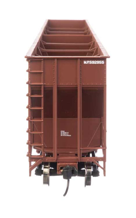 73' Greenville 7,000 Cubic Foot Wood Chip Hopper - Ready to Run -- Missouri Pacific #592955-4