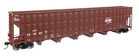 73' Greenville 7,000 Cubic Foot Wood Chip Hopper - Ready to Run -- Missouri Pacific #592985-1
