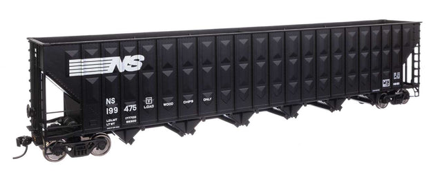 73' Greenville 7,000 Cubic Foot Wood Chip Hopper - Ready to Run -- Norfolk Southern #199475-1