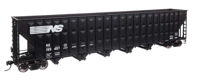 73' Greenville 7,000 Cubic Foot Wood Chip Hopper - Ready to Run -- Norfolk Southern #199497-1