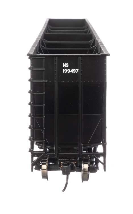 73' Greenville 7,000 Cubic Foot Wood Chip Hopper - Ready to Run -- Norfolk Southern #199497-4