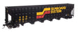 73' Greenville 7,000 Cubic Foot Wood Chip Hopper - Ready to Run -- Seaboard System #432201-1