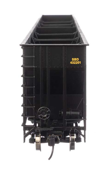 73' Greenville 7,000 Cubic Foot Wood Chip Hopper - Ready to Run -- Seaboard System #432201-3