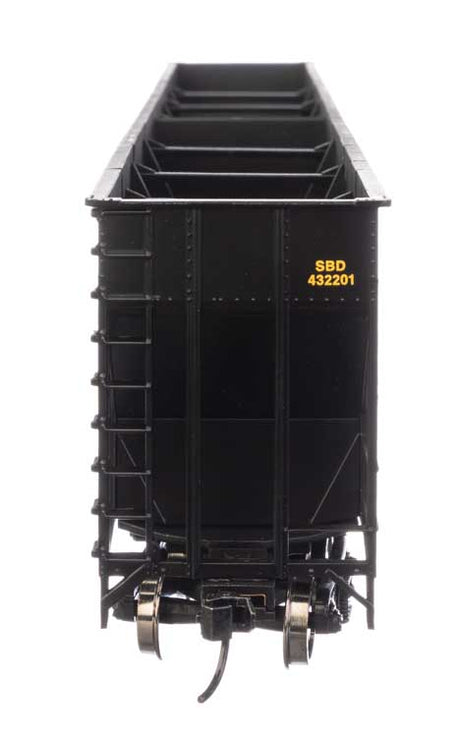 73' Greenville 7,000 Cubic Foot Wood Chip Hopper - Ready to Run -- Seaboard System #432201-4