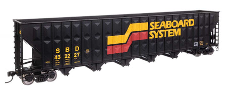 73' Greenville 7,000 Cubic Foot Wood Chip Hopper - Ready to Run -- Seaboard System #432227-2