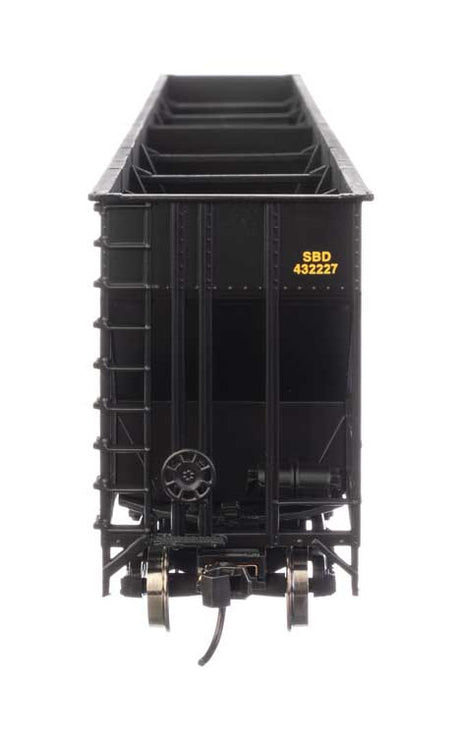 73' Greenville 7,000 Cubic Foot Wood Chip Hopper - Ready to Run -- Seaboard System #432227-3