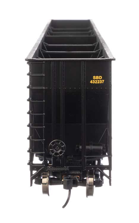 73' Greenville 7,000 Cubic Foot Wood Chip Hopper - Ready to Run -- Seaboard System #432237-3