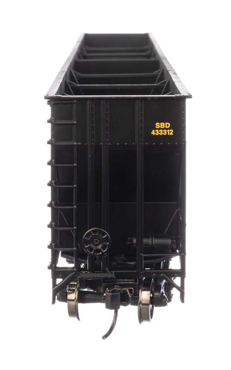 73' Greenville 7,000 Cubic Foot Wood Chip Hopper - Ready to Run -- Seaboard System #433312-3