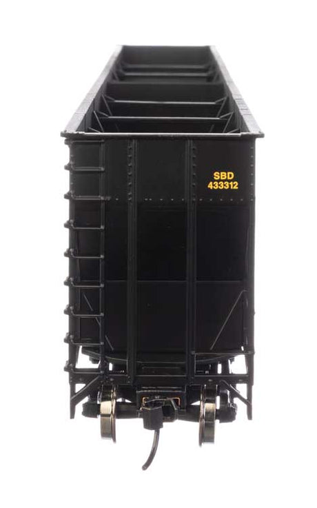 73' Greenville 7,000 Cubic Foot Wood Chip Hopper - Ready to Run -- Seaboard System #433312-4