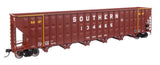 73' Greenville 7,000 Cubic Foot Wood Chip Hopper - Ready to Run -- Southern Railway #134465 (brown)-2