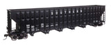 73' Greenville 7,000 Cubic Foot Wood Chip Hopper - Ready to Run -- Southern Railway #134084 (black)-1