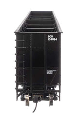 73' Greenville 7,000 Cubic Foot Wood Chip Hopper - Ready to Run -- Southern Railway #134084 (black)-4