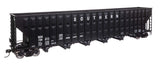 73' Greenville 7,000 Cubic Foot Wood Chip Hopper - Ready to Run -- Southern Railway #134213 (black)-1
