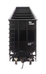 73' Greenville 7,000 Cubic Foot Wood Chip Hopper - Ready to Run -- Southern Railway #134213 (black)-4